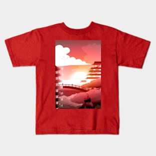 Japanese Fortress Kids T-Shirt